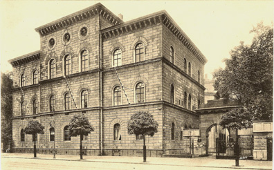 Das alte Logenhaus Ostra-Allee 15 in Dresden