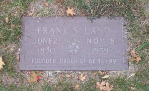 Frank land gravestone.jpg
