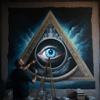 "Allsehendes Auge" von Michael Thomas Holstein
